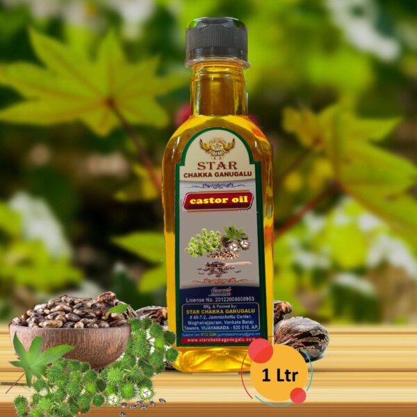 STAR CHAKKA GANUGALU CASTOR  OIL ( 1000 ml)