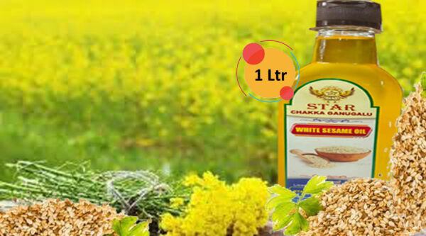 STAR CHAKKA GANUGALU WHITE SESAME OIL ( 1000 ml)